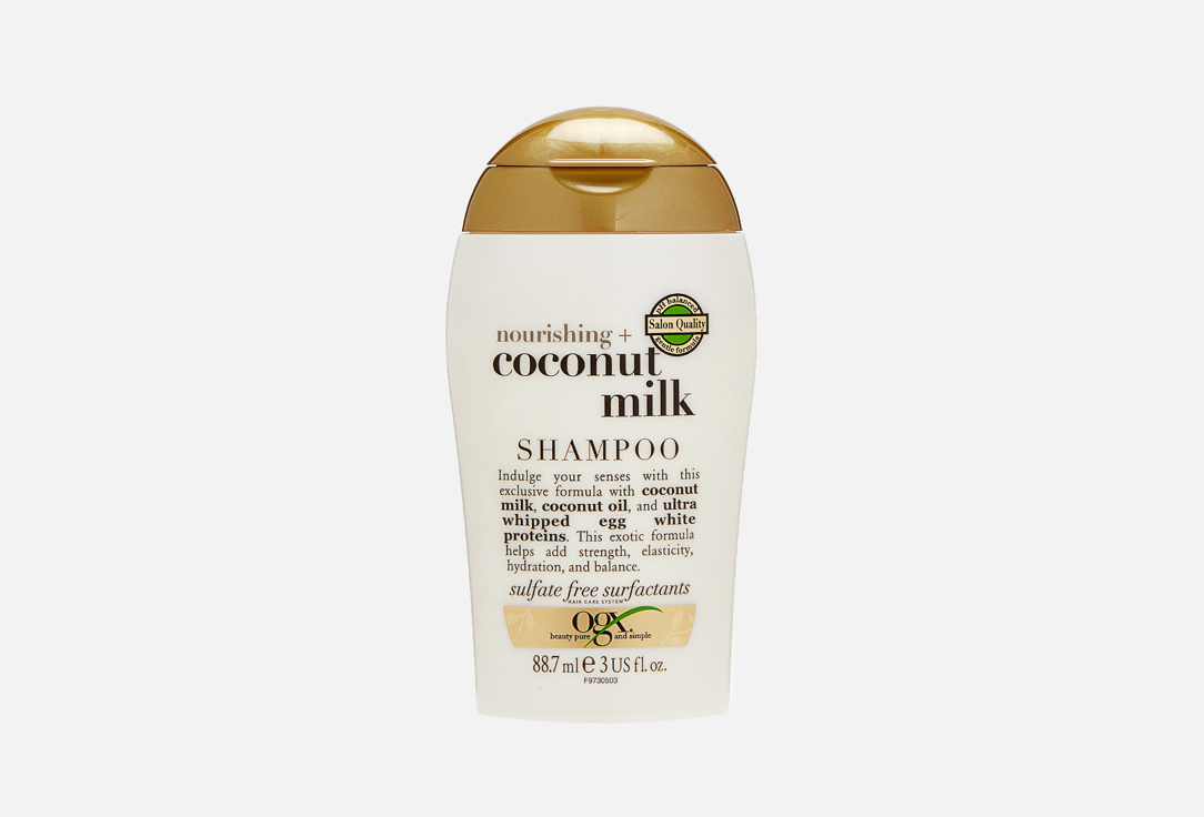 ogx coconut milk conditioner 385 ml Увлажняющий шампунь для волос OGX Coconut Milk 88.7 мл