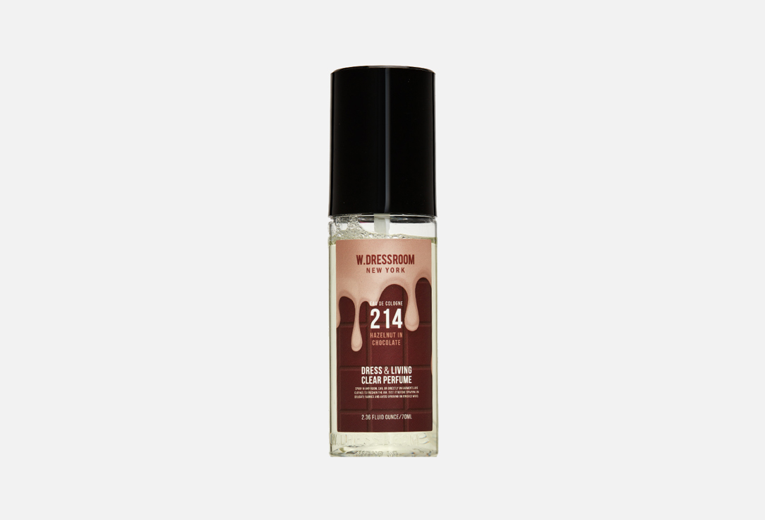 Парфюмерная вода для одежды и дома W.Dressroom Dress & Living Clear Perfume Hazelnut in Chocolate № 214 