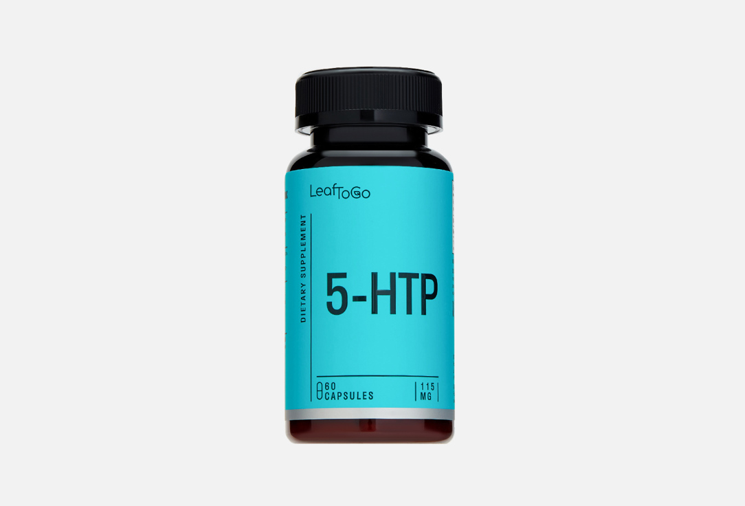 5-HTP LEAFTOGO 100 мг в капсулах 60 шт бад для детокса leaftogo хлорофилл 0 5 г в сиропе 500 мл