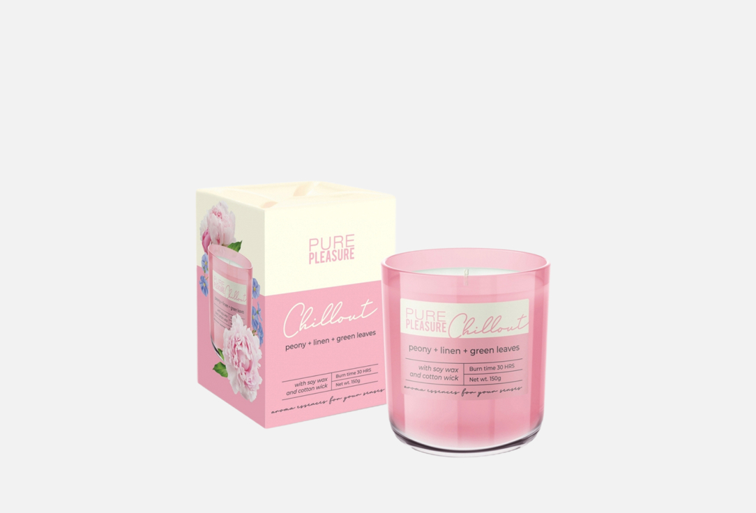 

Аромасвеча в стакане BARTEK, Белый, Pure pleasure Chillout 150 г