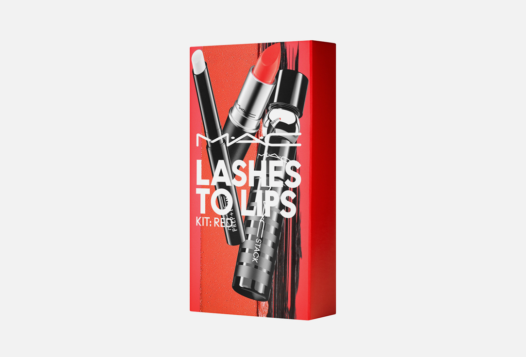 Набор MAC Lashes To Lips: Red 