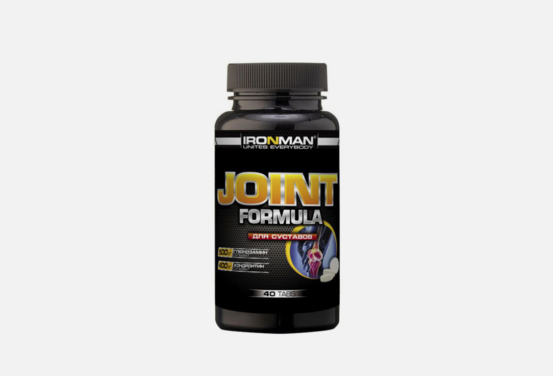 Биологически активная добавка IRONMAN Joint Formula 40 шт биологически активная добавка ironman joint formula 40 шт