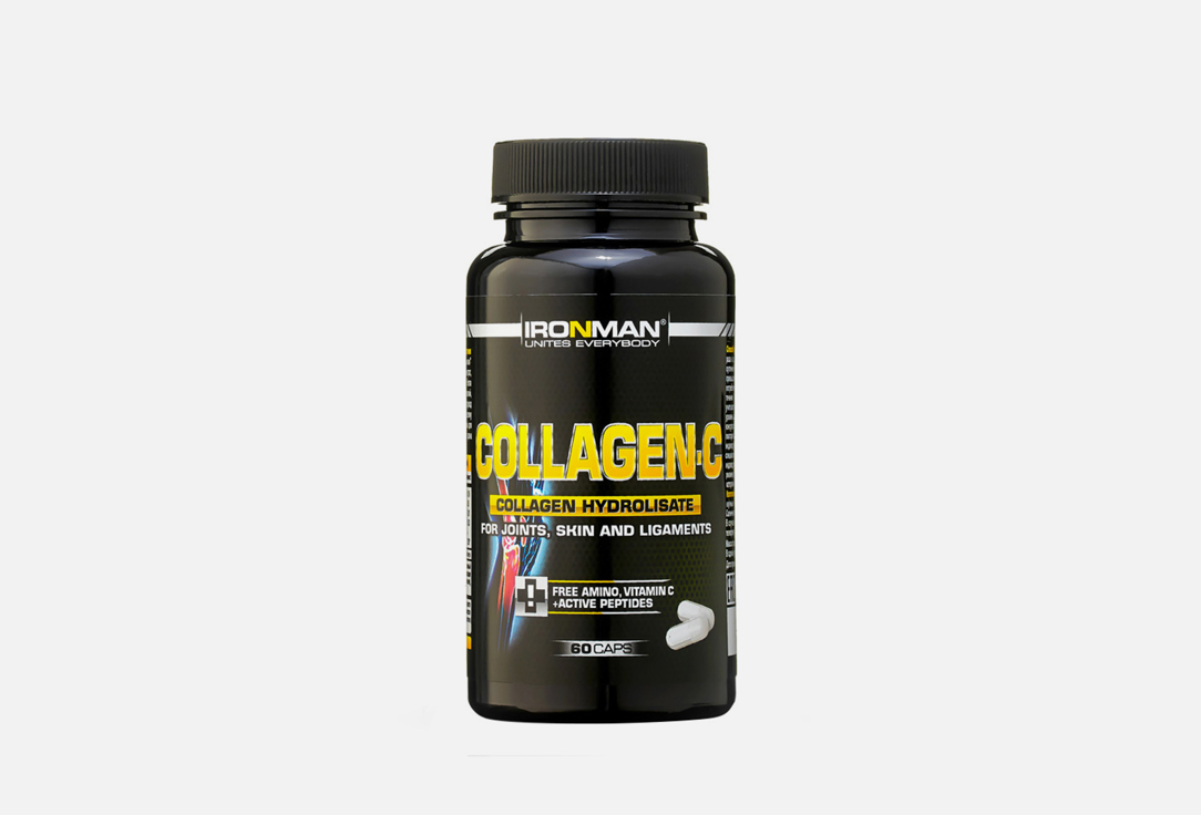 Биологически активная добавка IRONMAN Collagen C 60 шт биологически активная добавка r line collagen and vitamin c 1256 гр