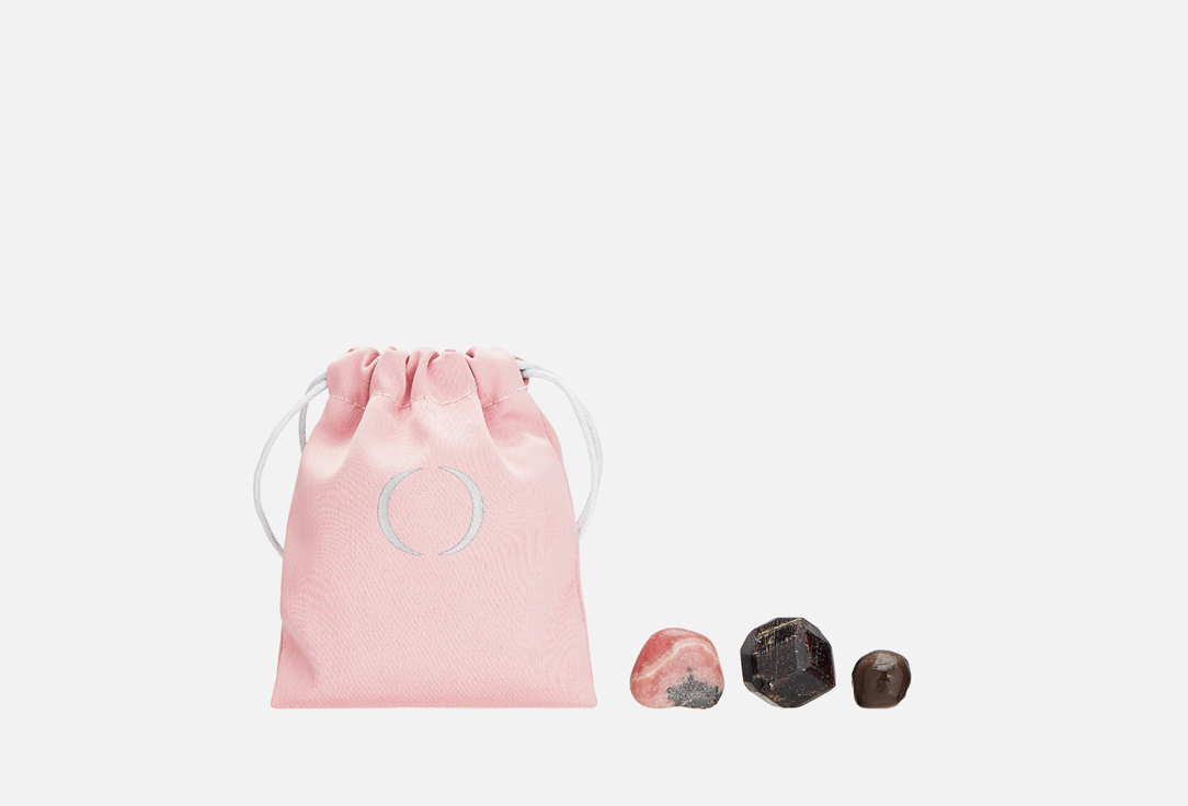 Изображение товара Набор кристаллов Скорпион Обсидиан Гранат Родохрозит Натуральные минералы