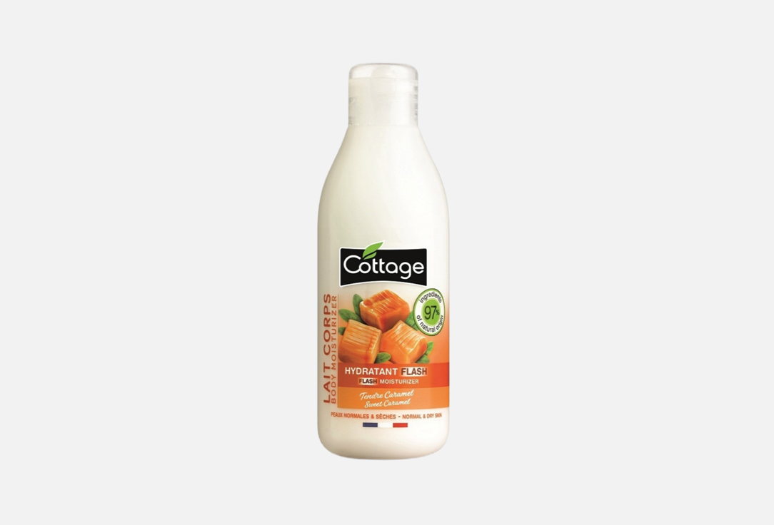 Молочко для тела COTTAGE Sweet caramel 200 мл молочко для тела cottage молочко для тела грейпфрут
