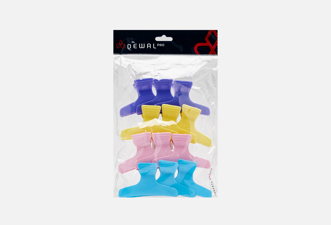 Изображение товара Набор зажимов для волос Dewal Бабочка Цветной