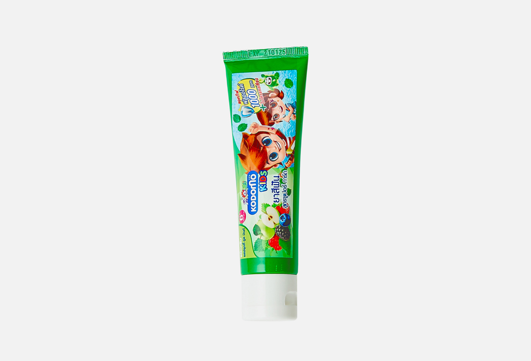 Детская зубная паста LION KODOMO Fruity Cool Mint 65 г зубная паста детская lion kodomo гелевая с ароматом клубники с 6 мес 40 г