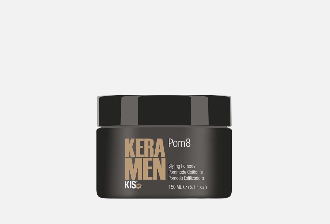 Помада для волос KIS KeraMen Pom8 150 мл kis keramen power gel 250мл гель для волос для объема и укрепления kiss