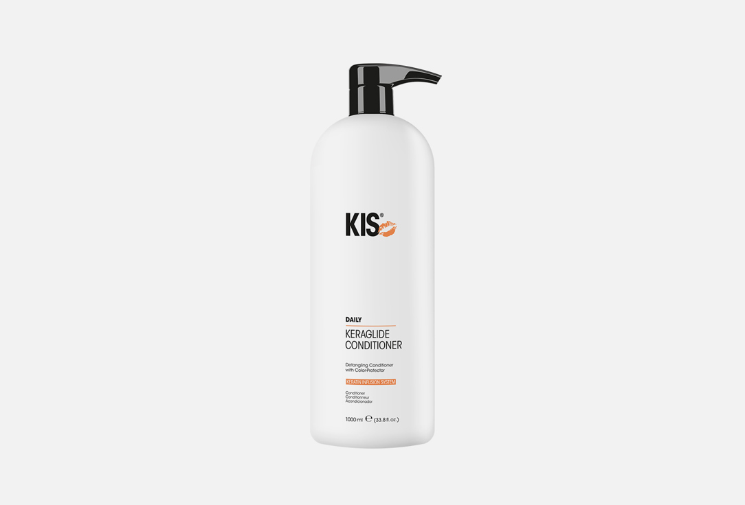 кондиционер-антистатик для волос KIS KeraGlide Detangler 1000 мл шампунь кондиционер для волос kis hair