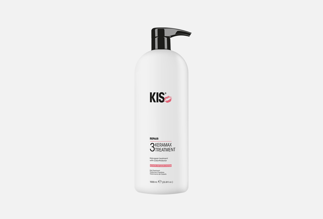 Восстанавливающая маска для волос KIS Keramax treatment 1000 мл kis repair keramax shampoo