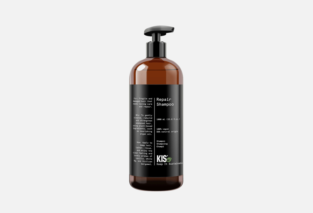 Восстанавливающий шампунь для волос KIS GREEN REPAIR SHAMPOO 1000 мл