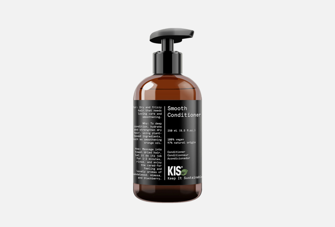 Восстанавливающий кондиционер для волос KIS GREEN SMOOTH CONDITIONER 250 мл kis smooth keramoist shampoo