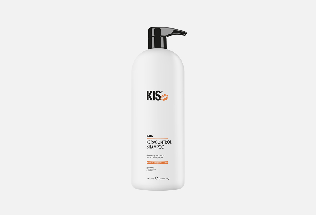 Шампунь для волос KIS KeraControl Shampoo 1000 мл шампуни kis профессиональный шампунь кондиционер для волос и тела keracontrol shampoo