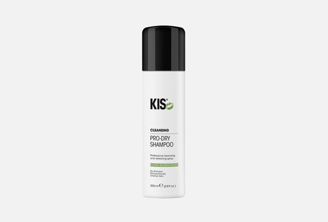 Сухой шампунь для волос KIS Pro-Dry shampoo 200 мл шампунь для волос 3 в 1 kis keramen hair