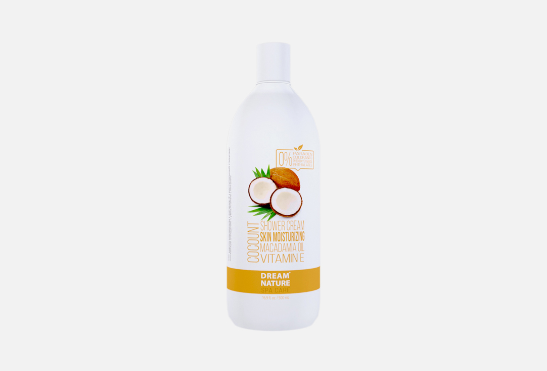 Крем-гель для душа DREAM NATURE Spa care coconut 500 мл