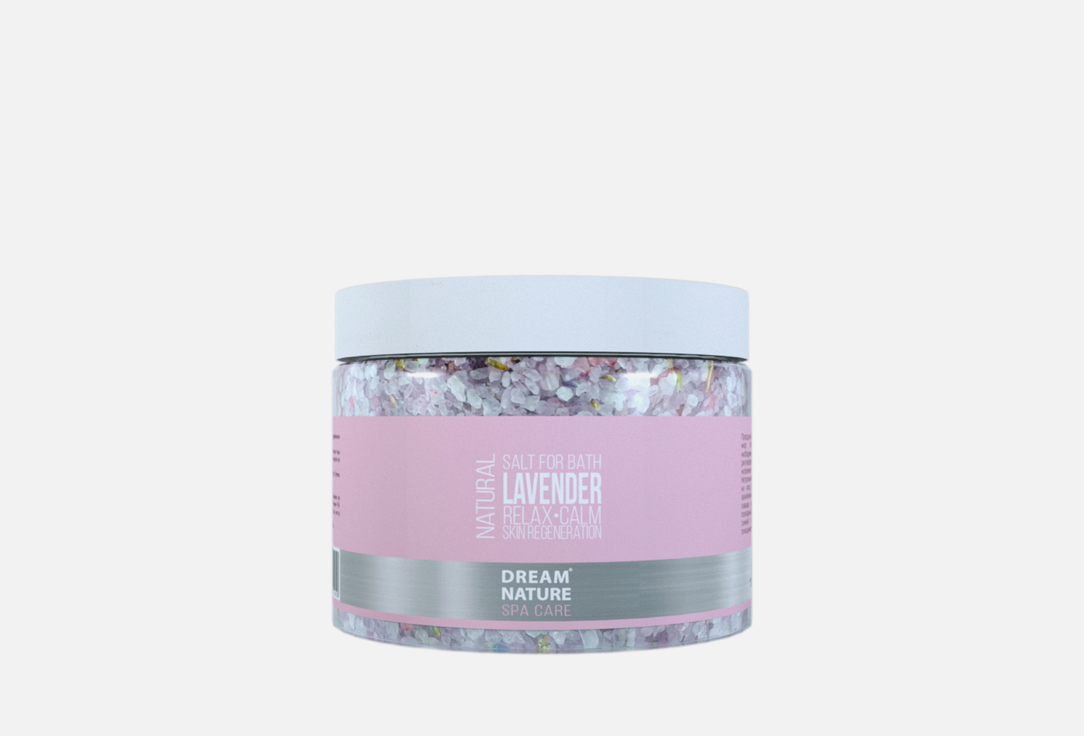 

Соль для ванн DREAM NATURE, Spa Care с цветами лаванды 600 г