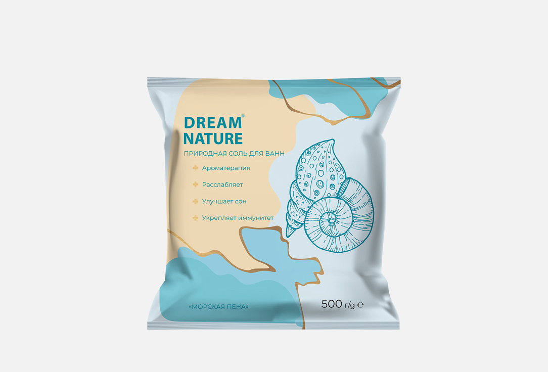 

Соль для ванн DREAM NATURE, Морская пена 500 г