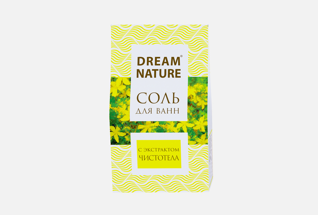 

Соль для ванн DREAM NATURE, Чистотел 500 г
