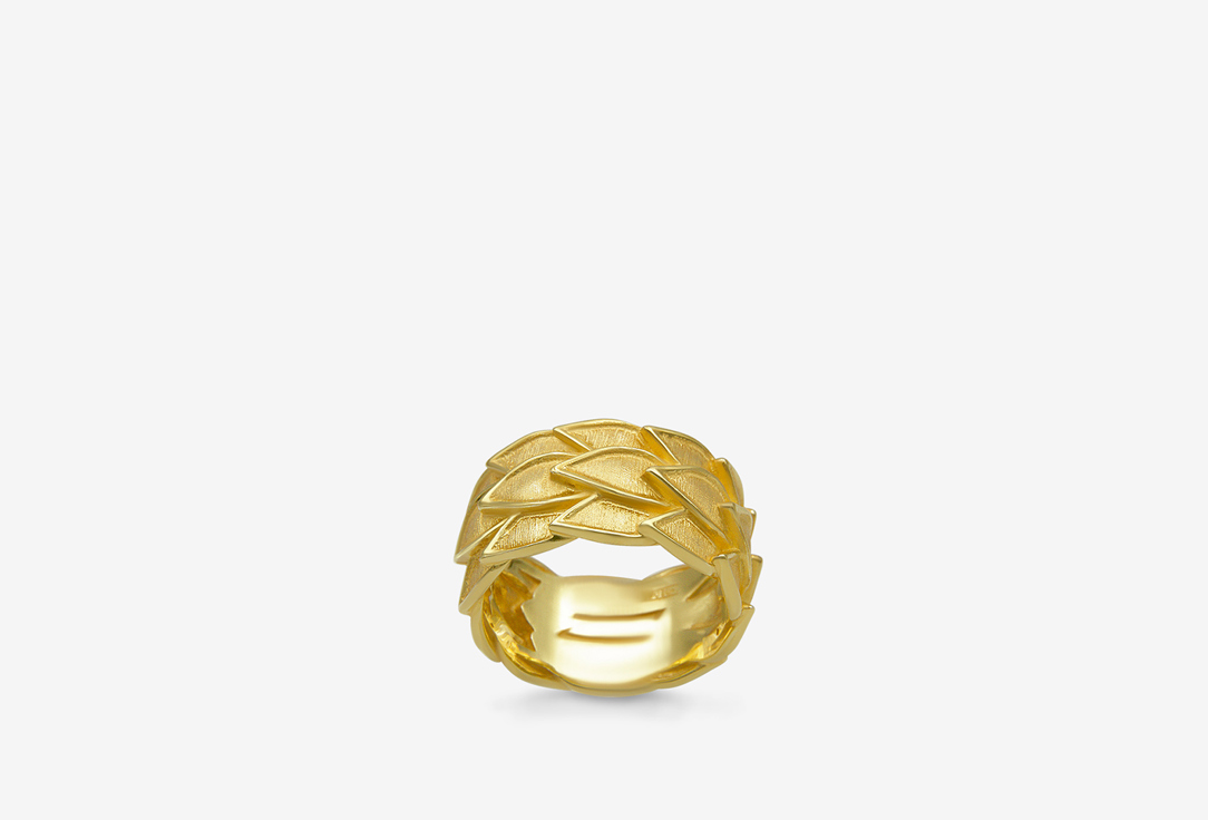 Кольцо серебряное 11 JEWELLERY Antique gold 16 мл