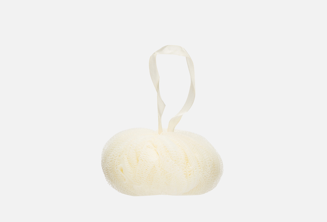 

Мочалка со шнуром- ЛЮКС BASICARE, LUXE BATH SPONGE -CREAM 1 шт