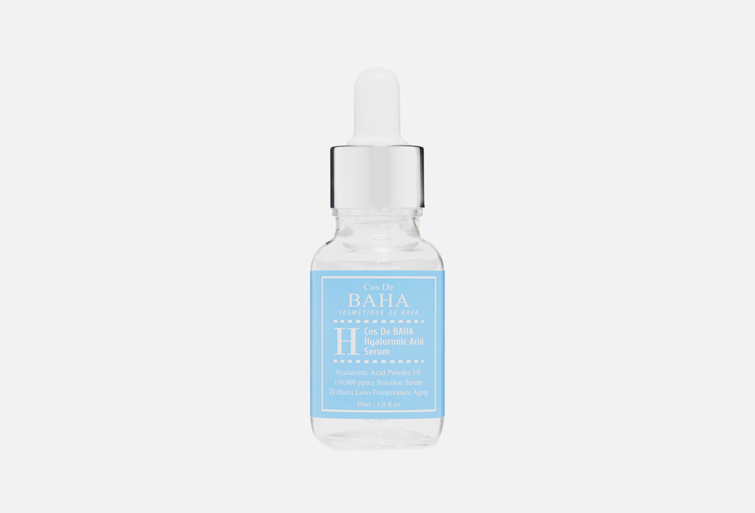 

Cыворотка для лица COS DE BAHA, Hyaluronic Serum 30 мл