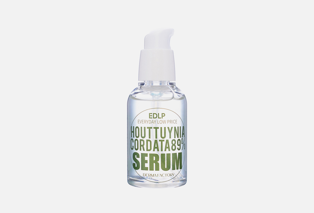 

Сыворотка для лица DERMA FACTORY, Houttuynia Cordata 89% Serum 50 мл