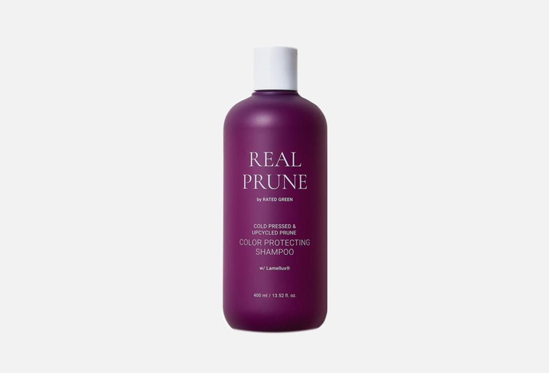 Шампунь для защиты окрашенных волос RATED GREEN Prune COLOR PROTECTING 400 мл шампунь для волос rated green шампунь против выпадения волос для объема волос real grow extra volume shampoo