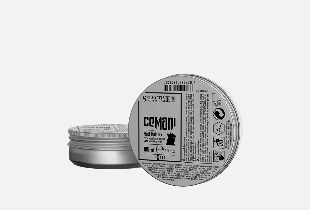 Изображение товара Матовый моделирующий воск для волос Selective Professional Matt modelling wax