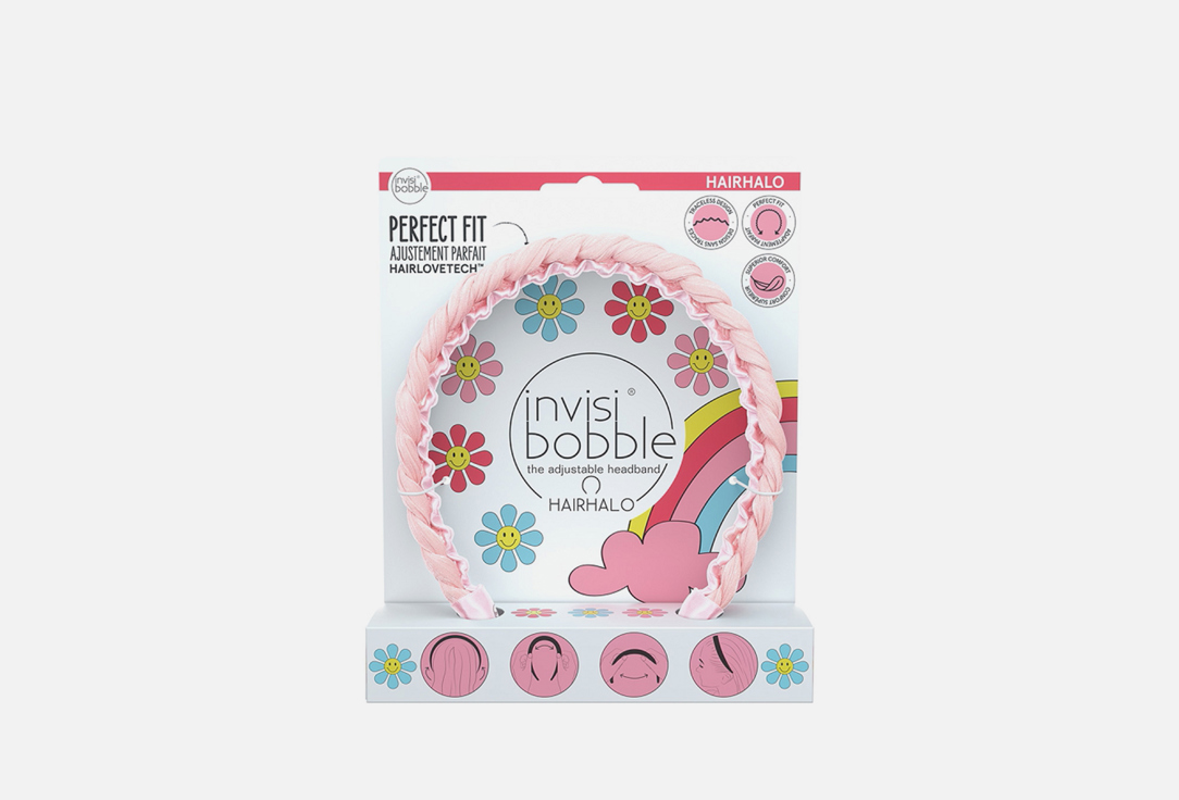 Ободок Invisibobble Eat, Pink, and be Merry 