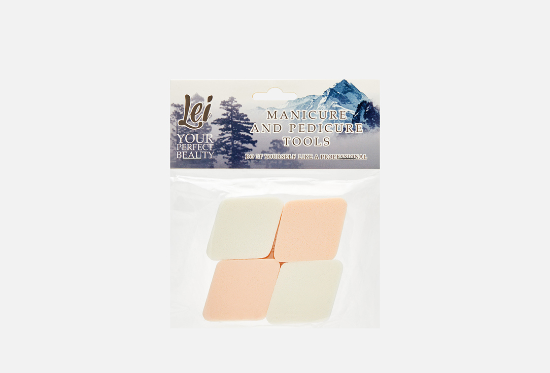 

Спонж для макияжа LEI, Latex sponge , assorted color 1 шт