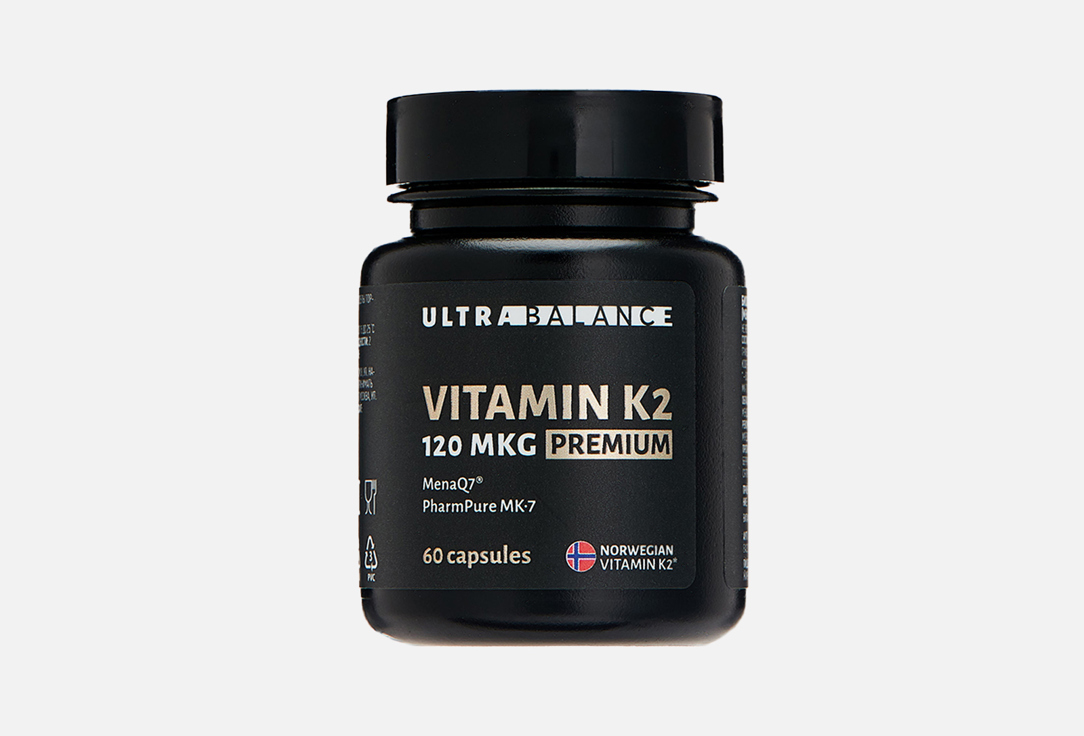 Биологически активная добавка ULTRABALANCE Vitamin K2 Mena Q7 Premium 60 шт