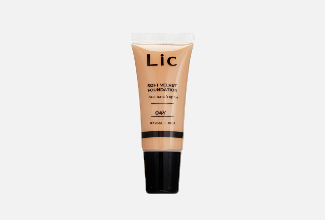 Изображение товара Тональный крем Lic Soft Velvet Foundation Mini version NEW, матовый финиш, 10 мл