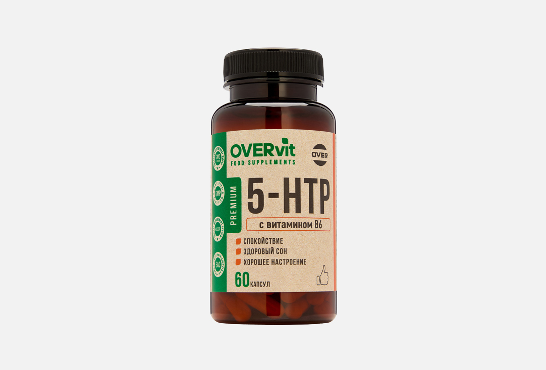 

5-HTP и Витамин В6 OVER, В капсулах 60 шт