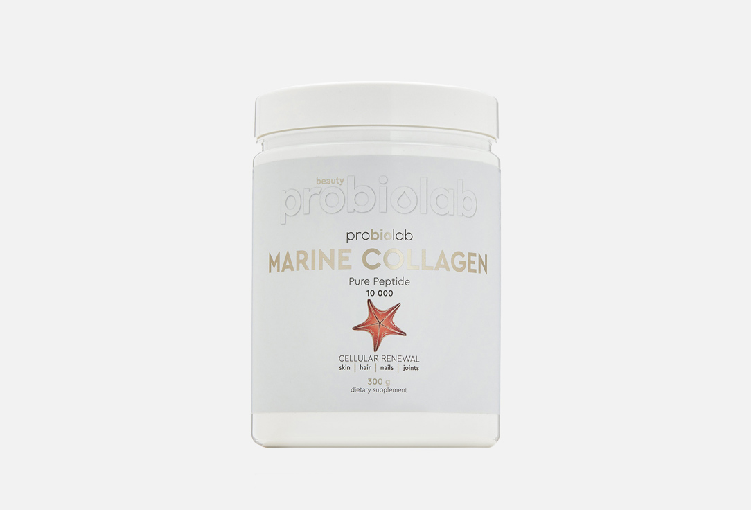 Биологически активная добавка PROBIOLAB Marine Collagen 300 г биологически активная добавка probiolab marine collagen 500 мл