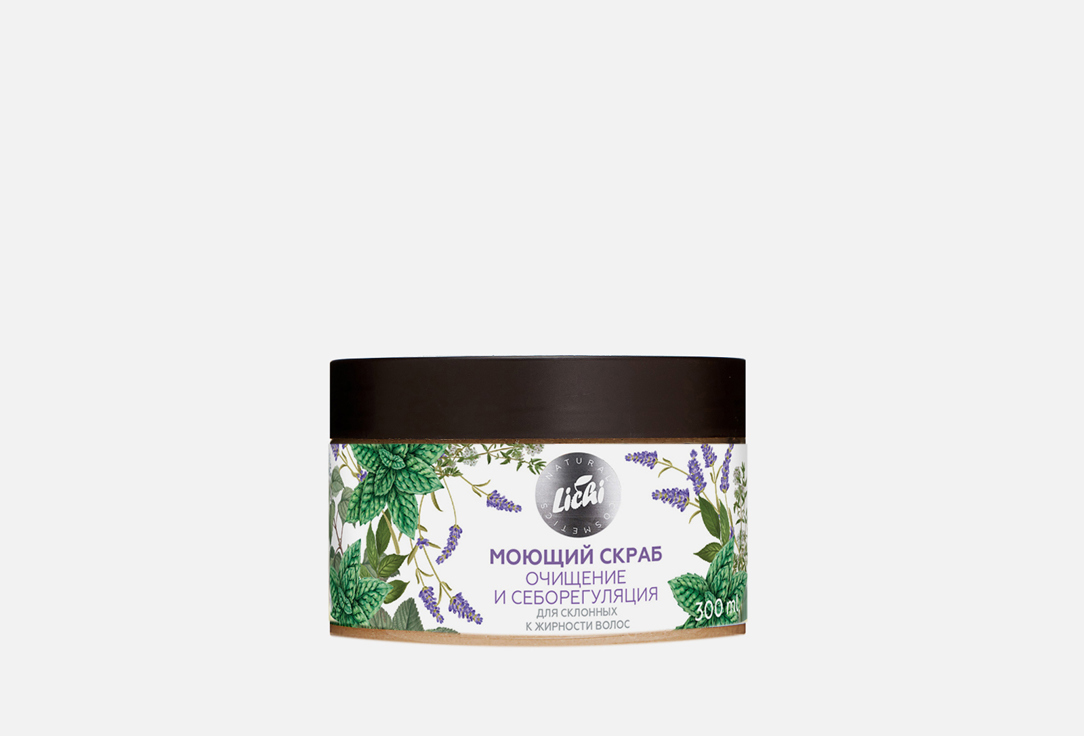 

Скраб для жирной кожи головы LICHI, Washing scrub for oily hair 300 мл