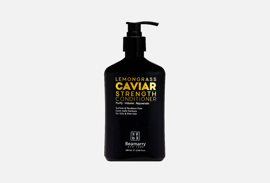 von u кондиционер caviar 200 мл Кондиционер для волос BEAMARRY LEMONGRASS CAVIAR STRENGTH CONDITIONER 380 мл