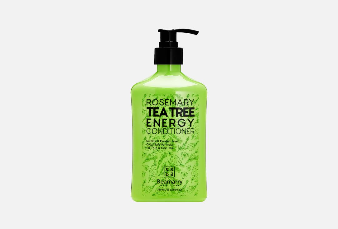 Кондиционер для волос BEAMARRY ROSEMARY TEA TREE ENERGY CONDITIONER 380 мл hask кондиционер tea tree oil and rosemary укрепляющий 355 мл