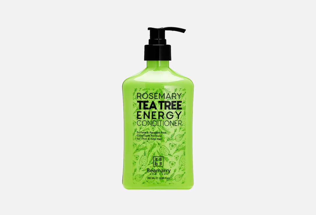 Кондиционер для волос BEAMARRY ROSEMARY TEA TREE ENERGY CONDITIONER 380 мл кондиционер для здоровья волос hempz tea tree