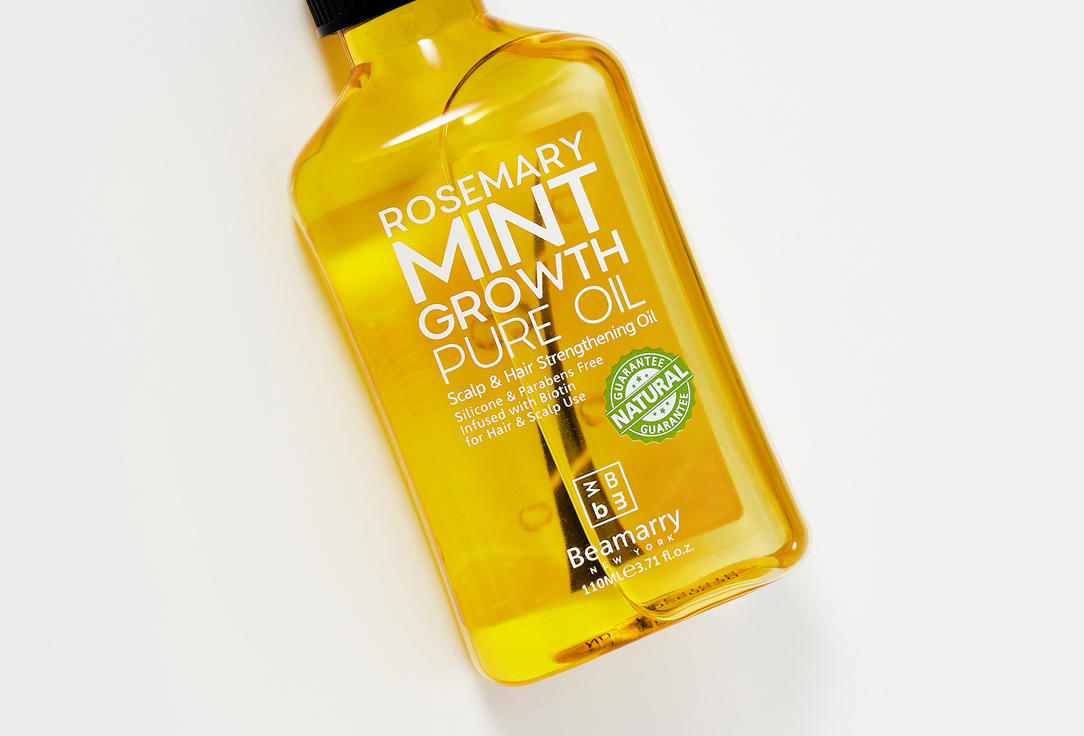 Масло для кожи головы и волос Beamarry Natural Rosemary Hair Mint Growth Pure Oil  