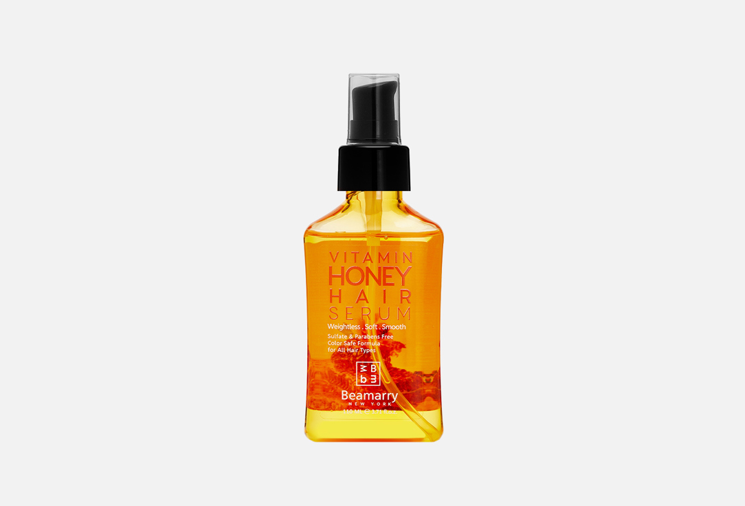 Легкая сыворотка для волос BEAMARRY VITAMIN HONEY HAIR SERUM 110 мл themra gold plus themra honey herbal paste 240gr x 3 box vitamin energy