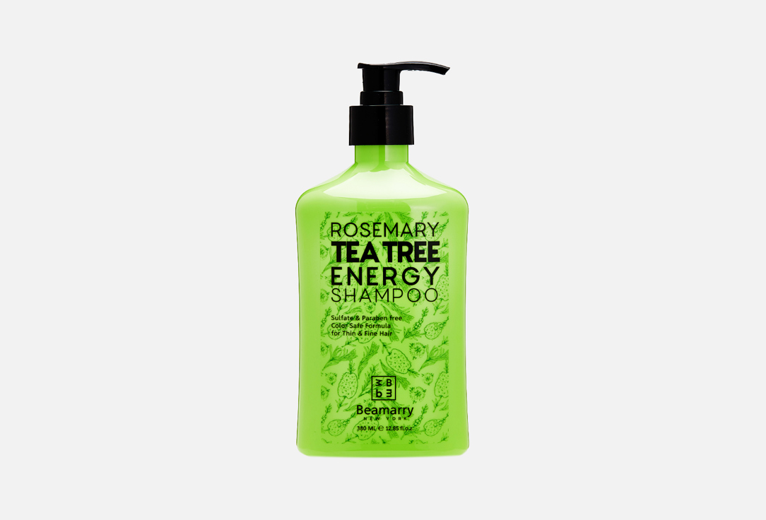 Шампунь для волос Beamarry ROSEMARY TEA TREE ENERGY SHAMPOO 