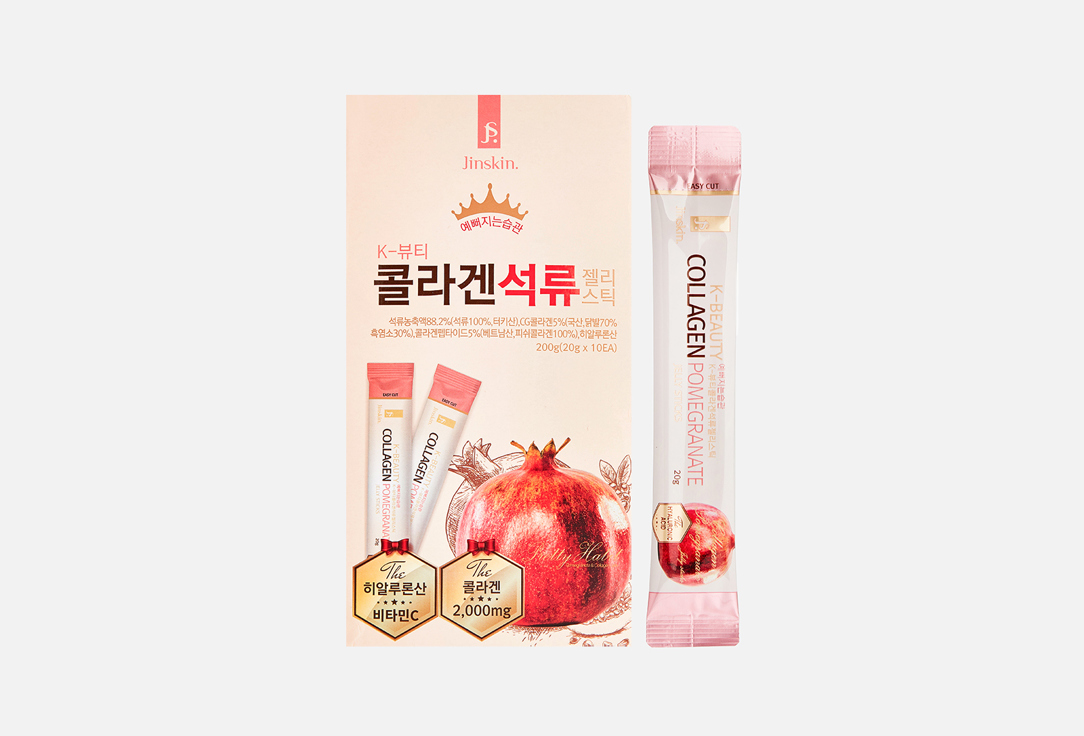Изображение товара Коллаген в стиках Jinskin со вкусом граната