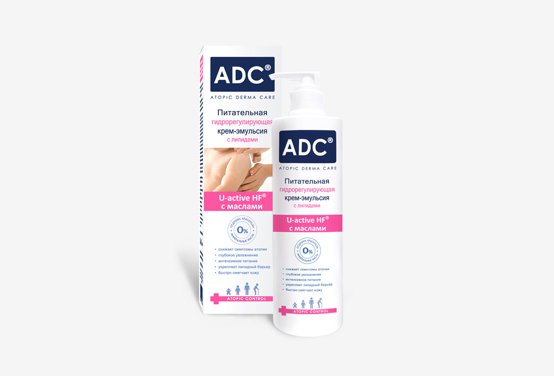 Изображение товара Гидрорегулирующая крем-эмульсия ADC atopic derma care для сухой и атопичной кожи 200 мл
