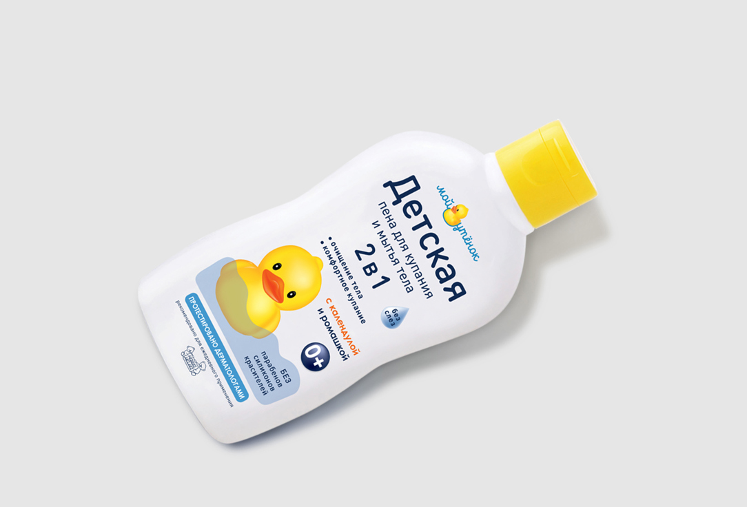 

Шампунь МОЙ УТЕНОК, 2 в 1 для купания новорожденных 250 мл