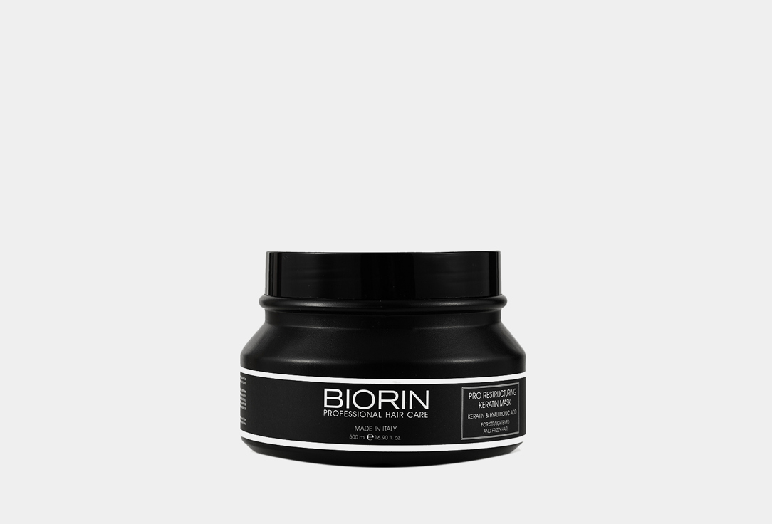 Восстанавливающая маска для волос BIORIN PRO RESTRUCTURING KERATİN 500 мл омолаживающая маска для волос biorin pro age argan 500 мл