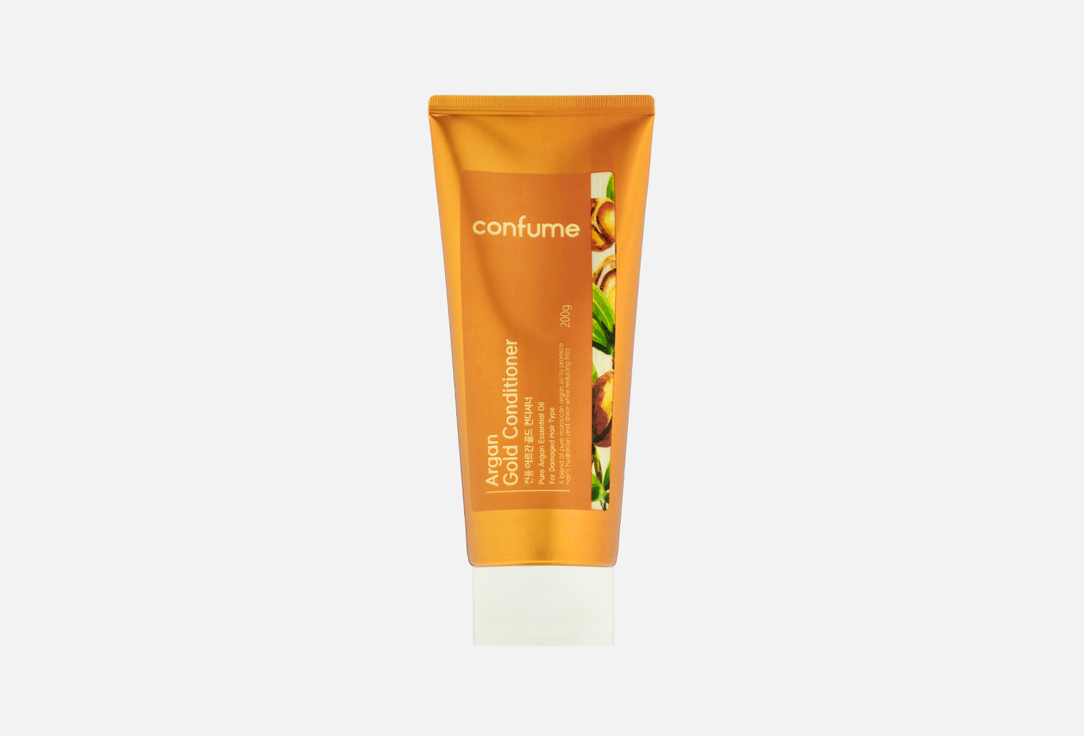Изображение товара Кондиционер для волос Confume Argon Gold с золотом для сухих и поврежденных волос 200 г