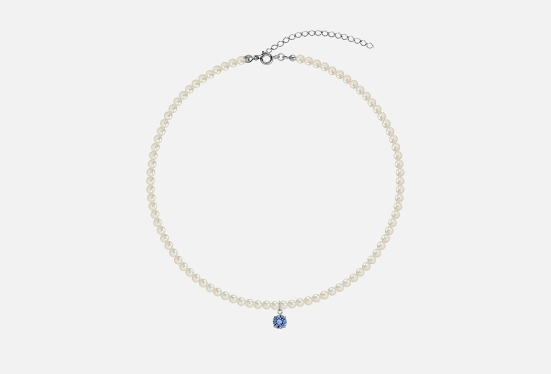Чокер с подвеской MURASHKA С подвеской Crystal Sapphire 1 шт