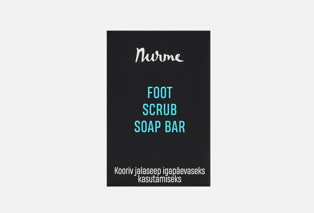 Мыло-скраб для ног NURME Foot scrub 110 г скраб для ног терапевтический deep steep therapeutic foot scrub candy mint 226 г