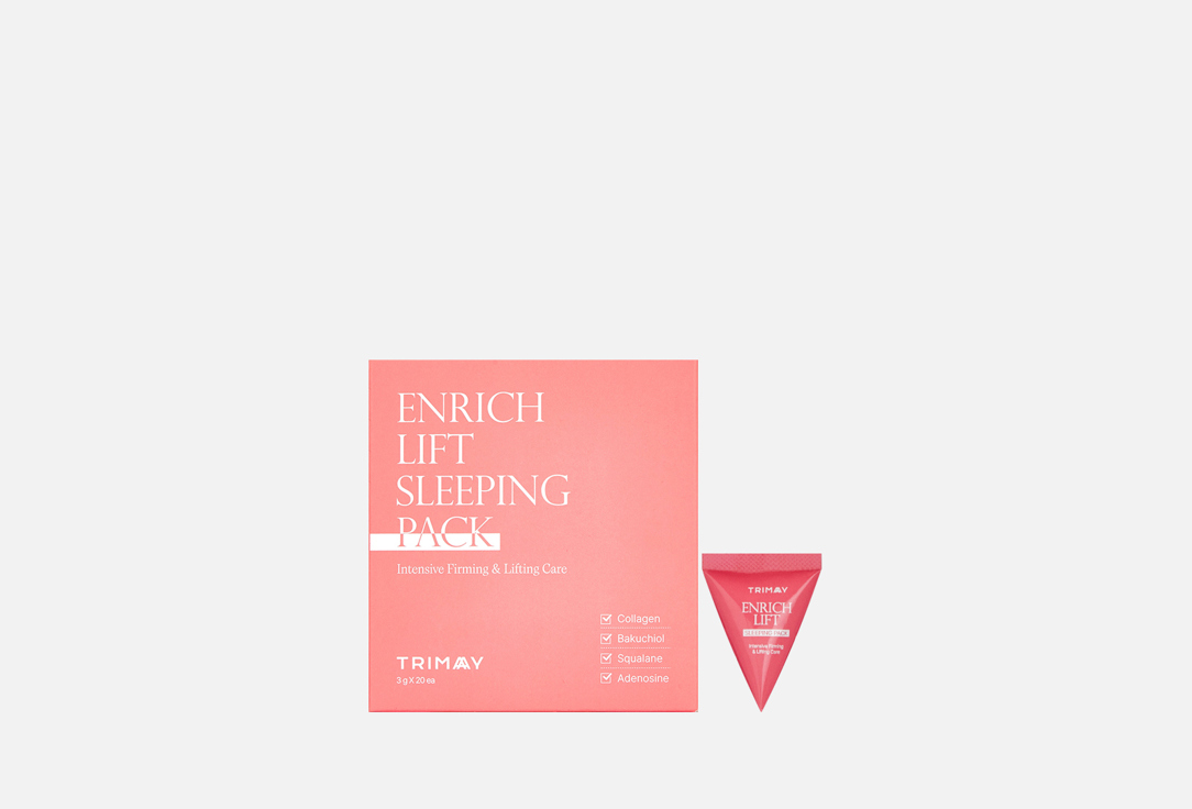 

Ночная маска с коллагеном TRIMAY, Enrich Lift Sleeping Pack 20 шт