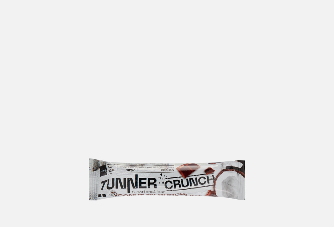 Батончик TUNNER Сoconut in chocolate 1 шт функциональный напиток tunner energy go 30 г